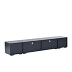 Mobile TV da 82,6" con luci LED e ante con apertura a pressione