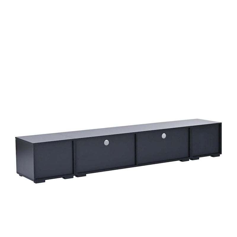 Mobile TV da 82,6" con luci LED e ante con apertura a pressione