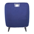 Poltrona d'accento moderna imbottita bicolore - 28 x 30 x 31