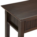 Tavolino da divano/consolle in legno massello Normandy, larghezza 60 pollici - 60 x 16 x 30
