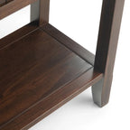 Tavolino da divano/consolle in legno massello Normandy, larghezza 60 pollici - 60 x 16 x 30