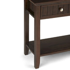 Tavolino da divano/consolle in legno massello Normandy, larghezza 60 pollici - 60 x 16 x 30