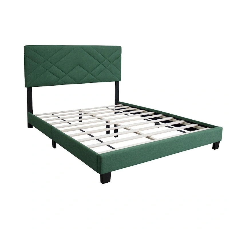 Struttura letto matrimoniale queen size con testiera regolabile