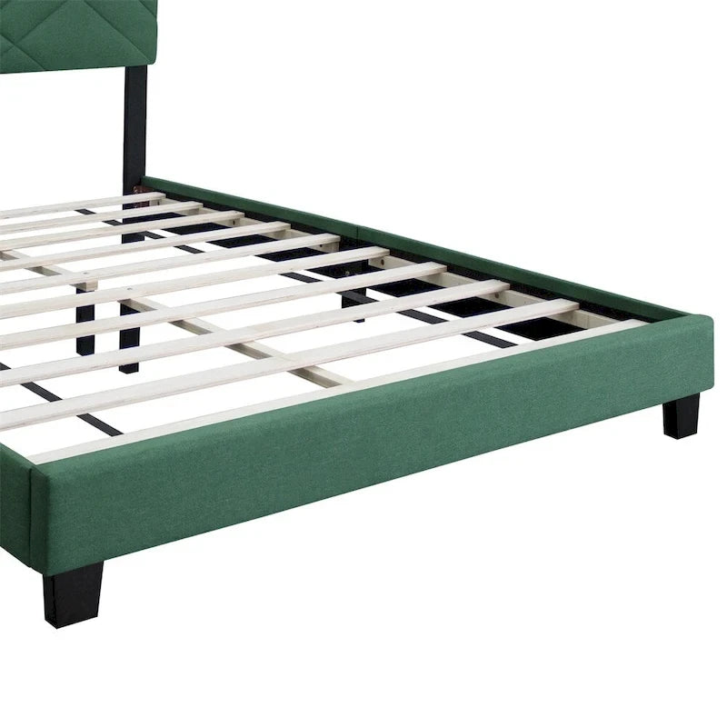 Struttura letto matrimoniale queen size con testiera regolabile