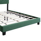 Struttura letto matrimoniale queen size con testiera regolabile
