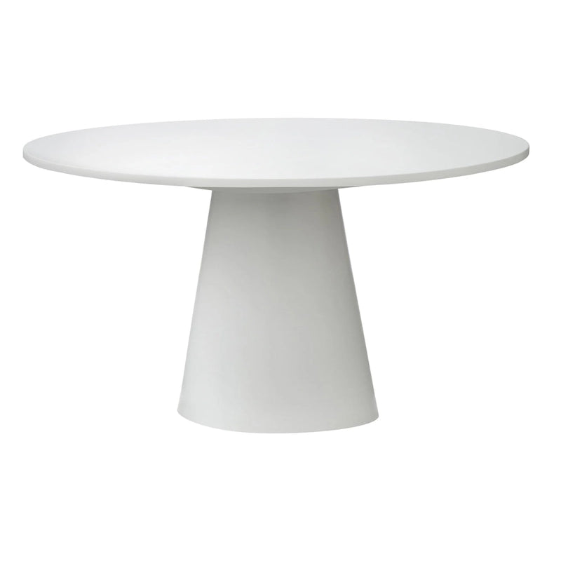 Tavolo da pranzo rotondo con piedistallo – 150 cm, 6 posti