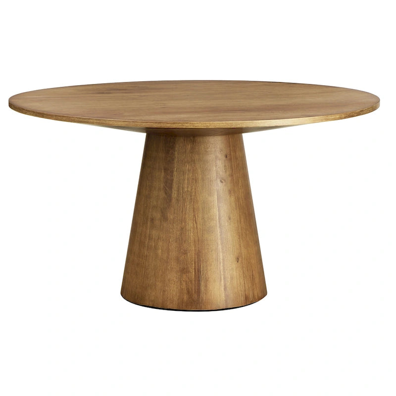 Tavolo da pranzo rotondo con piedistallo – 150 cm, 6 posti