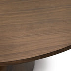 Tavolo da pranzo rotondo con piedistallo – 150 cm, 6 posti