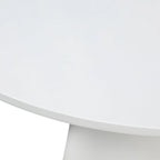 Tavolo da pranzo rotondo con piedistallo – 150 cm, 6 posti