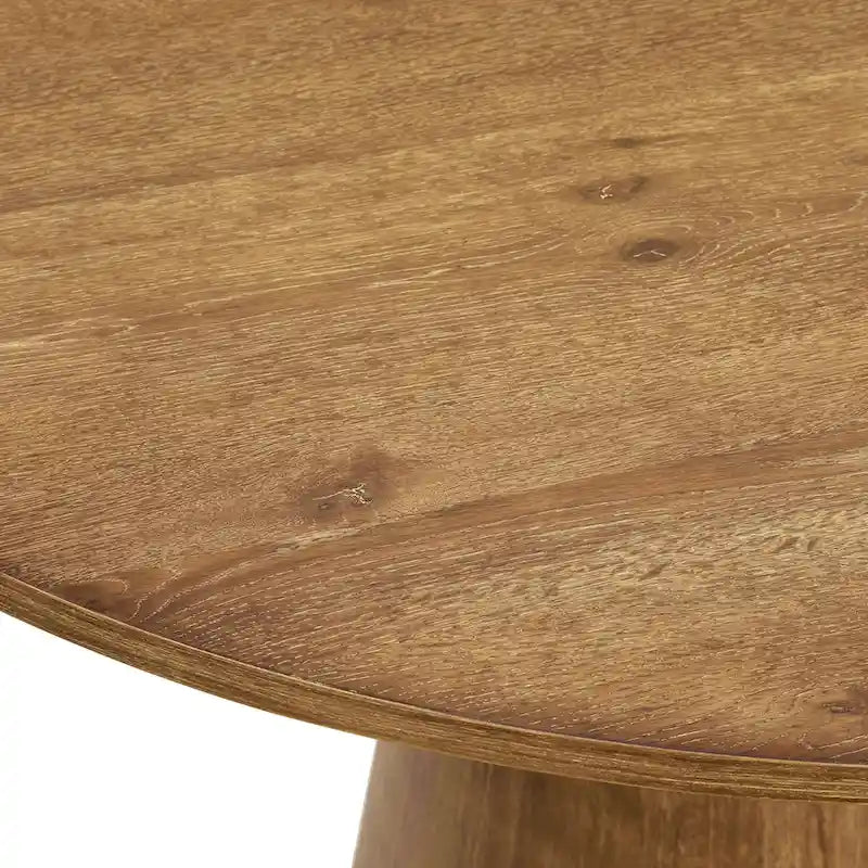 Tavolo da pranzo rotondo con piedistallo – 150 cm, 6 posti
