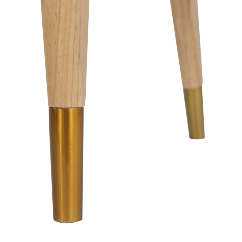 Sedia da pranzo in rattan con seduta imbottita e braccioli