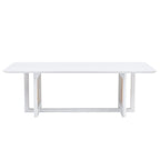 Tavolino basso con struttura in legno e superficie in stile rattan