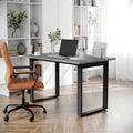 Tavolo da Conferenza con Piano in Laminato e Base a U in Acciaio