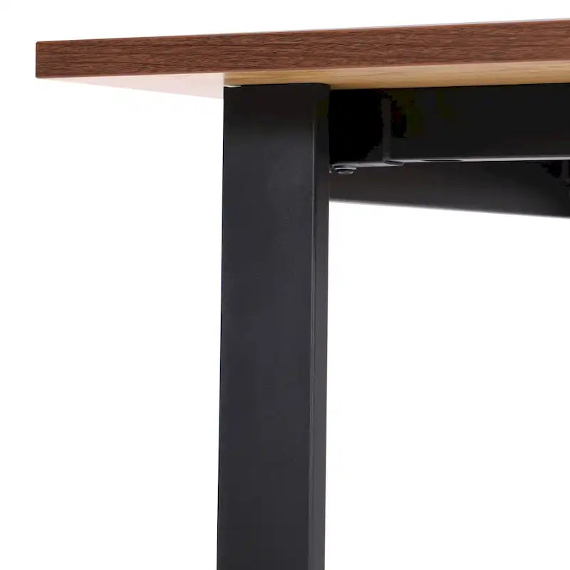 Tavolo da Conferenza con Piano in Laminato e Base a U in Acciaio