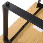 Tavolo da Conferenza con Piano in Laminato e Base a U in Acciaio