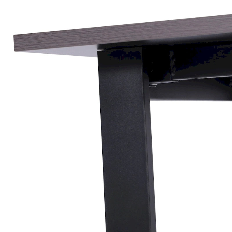 Tavolo da Conferenza con Piano in Laminato e Base a U in Acciaio